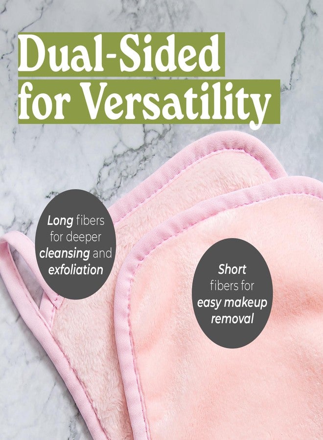 تري تو تيوب مناشف إزالة المكياج القابلة لإعادة الاستخدام من تري تو توب للوجه - رمادية اللون، مصنوعة من ألياف دقيقة قابلة للغسل، لتنظيف لطيف، منشفة للاستخدام اليومي، مناشف للوجه لجميع أنواع البشرة - Image 3